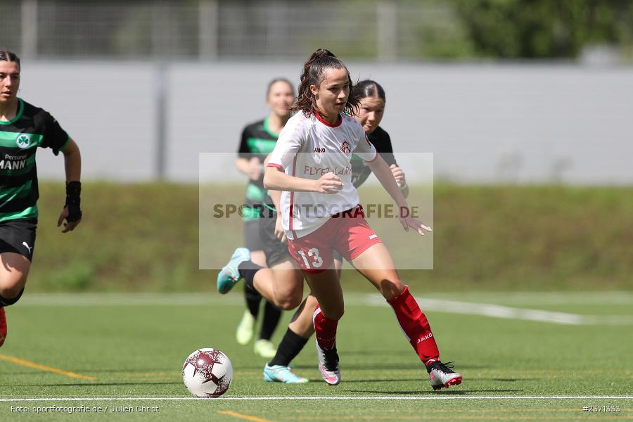 Julia Forster, Sportpark Heuchelhof, Würzburg, 29.07.2023, sport, action, BFV, Fussball, Saison 2023/2024, Bayernliga, Regionalliga, Regional Freundschaftsspiele, SGF, FWK, SpVgg Greuther Fürth, FC Würzburger Kickers - Bild-ID: 2371333