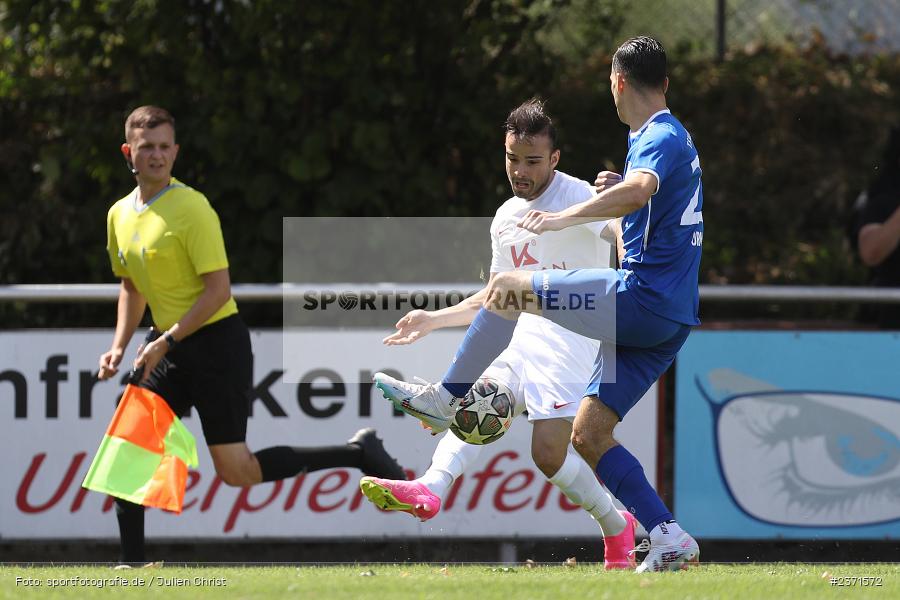 Oktay Sevim, Sportgelände, Unterpleichfeld, 30.07.2023, sport, action, BFV, Fussball, Saison 2023/2024, 3. Spieltag, Landesliga Nordwest, VAT, TSV, SV Vatan Spor Aschaffenburg, TSV Unterpleichfeld - Bild-ID: 2371572