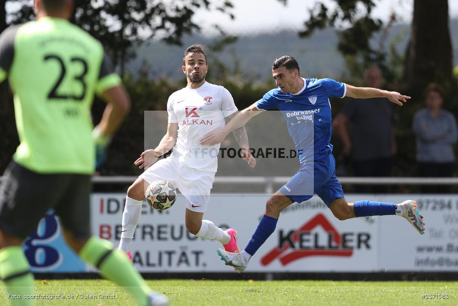 Oktay Sevim, Sportgelände, Unterpleichfeld, 30.07.2023, sport, action, BFV, Fussball, Saison 2023/2024, 3. Spieltag, Landesliga Nordwest, VAT, TSV, SV Vatan Spor Aschaffenburg, TSV Unterpleichfeld - Bild-ID: 2371583