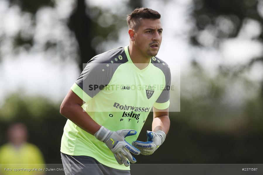 Marcel Weid, Sportgelände, Unterpleichfeld, 30.07.2023, sport, action, BFV, Fussball, Saison 2023/2024, 3. Spieltag, Landesliga Nordwest, VAT, TSV, SV Vatan Spor Aschaffenburg, TSV Unterpleichfeld - Bild-ID: 2371587