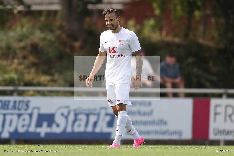 Oktay Sevim, Sportgelände, Unterpleichfeld, 30.07.2023, sport, action, BFV, Fussball, Saison 2023/2024, 3. Spieltag, Landesliga Nordwest, VAT, TSV, SV Vatan Spor Aschaffenburg, TSV Unterpleichfeld - Bild-ID: 2371612