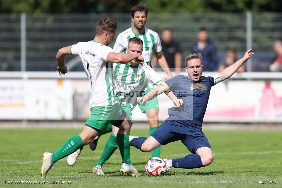 Tim Hofbauer, Sportgelände, Karlstadt, 30.07.2023, sport, action, BFV, Fussball, Saison 2023/2024, Kreisliga Würzburg, 1. Spieltag, FCG, FVK, FC Gössenheim, FV Karlstadt - Bild-ID: 2371698