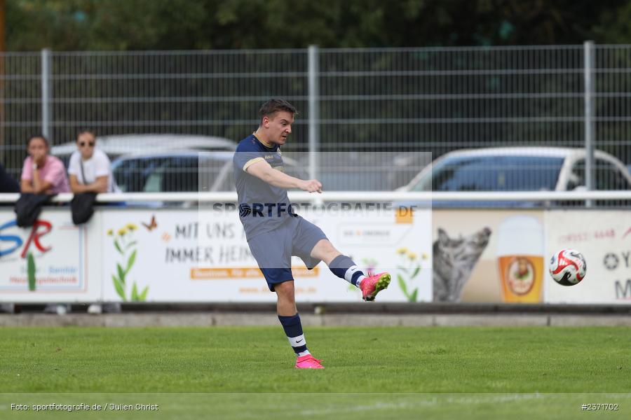 Marvin Zimmermann, Sportgelände, Karlstadt, 30.07.2023, sport, action, BFV, Fussball, Saison 2023/2024, Kreisliga Würzburg, 1. Spieltag, FCG, FVK, FC Gössenheim, FV Karlstadt - Bild-ID: 2371702