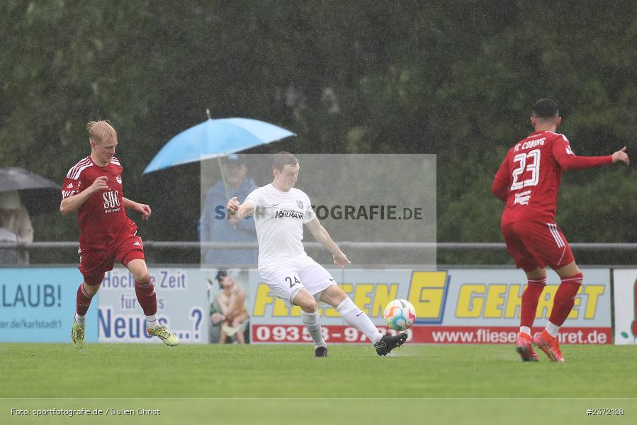 Sebastian Fries, Sportgelände, Karlburg, 02.08.2023, sport, action, BFV, Fussball, Saison 2023/2024, 1. Runde, Toto-Pokal, Landesliga Nordwest, Bayernliga Nord, FCC, TSV, FC Coburg, TSV Karlburg - Bild-ID: 2372128