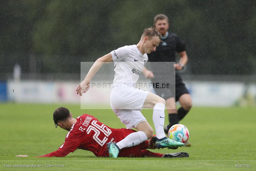 Marco Kunzmann, Sportgelände, Karlburg, 02.08.2023, sport, action, BFV, Fussball, Saison 2023/2024, 1. Runde, Toto-Pokal, Landesliga Nordwest, Bayernliga Nord, FCC, TSV, FC Coburg, TSV Karlburg - Bild-ID: 2372140