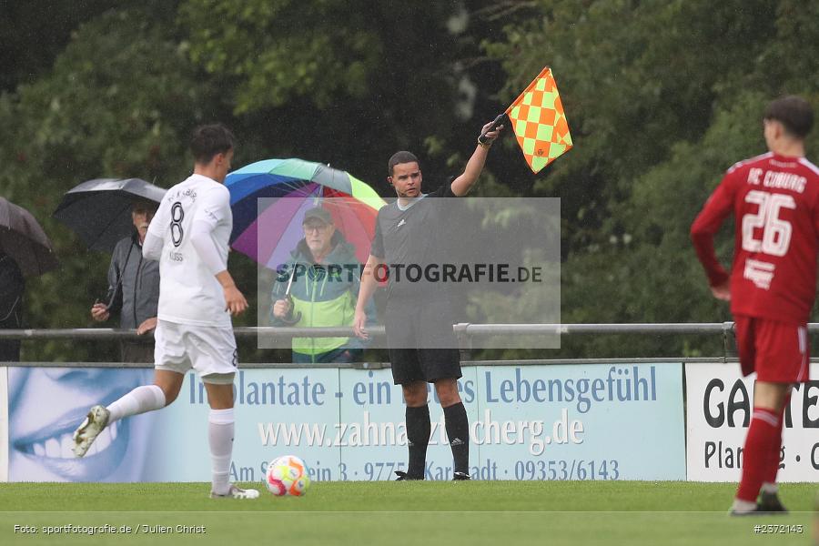 Lukas Kafara, Sportgelände, Karlburg, 02.08.2023, sport, action, BFV, Fussball, Saison 2023/2024, 1. Runde, Toto-Pokal, Landesliga Nordwest, Bayernliga Nord, FCC, TSV, FC Coburg, TSV Karlburg - Bild-ID: 2372143