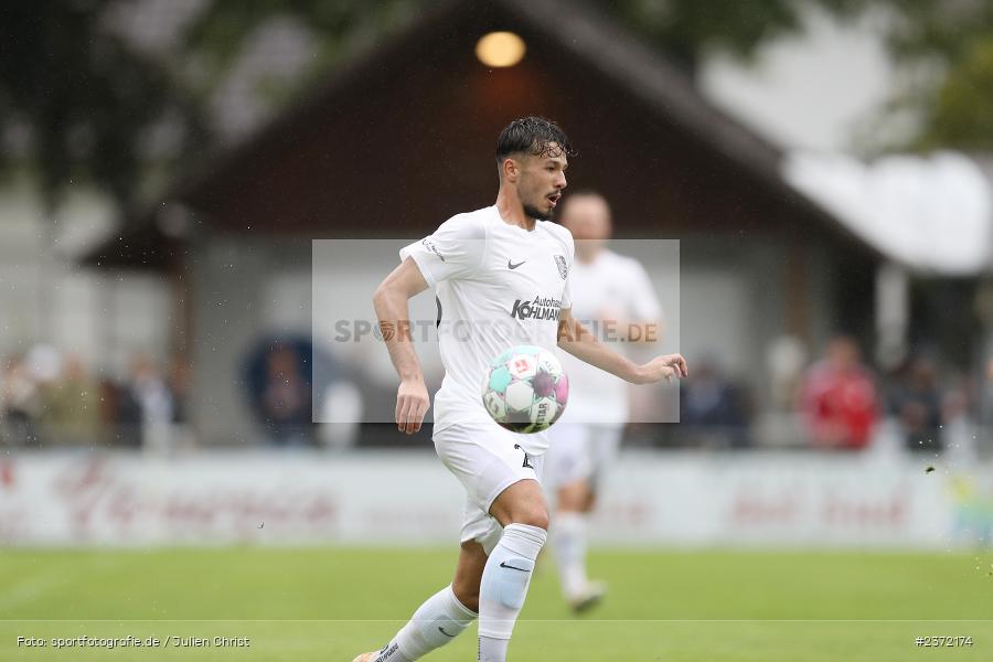Fabio Tudor, Sportgelände, Karlburg, 02.08.2023, sport, action, BFV, Fussball, Saison 2023/2024, 1. Runde, Toto-Pokal, Landesliga Nordwest, Bayernliga Nord, FCC, TSV, FC Coburg, TSV Karlburg - Bild-ID: 2372174