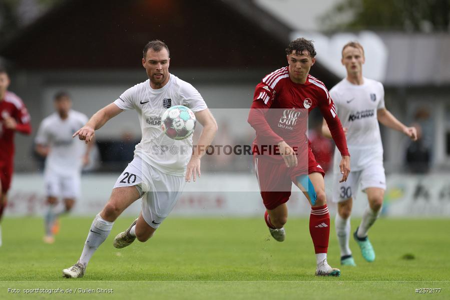 Maurice Kübert, Sportgelände, Karlburg, 02.08.2023, sport, action, BFV, Fussball, Saison 2023/2024, 1. Runde, Toto-Pokal, Landesliga Nordwest, Bayernliga Nord, FCC, TSV, FC Coburg, TSV Karlburg - Bild-ID: 2372177