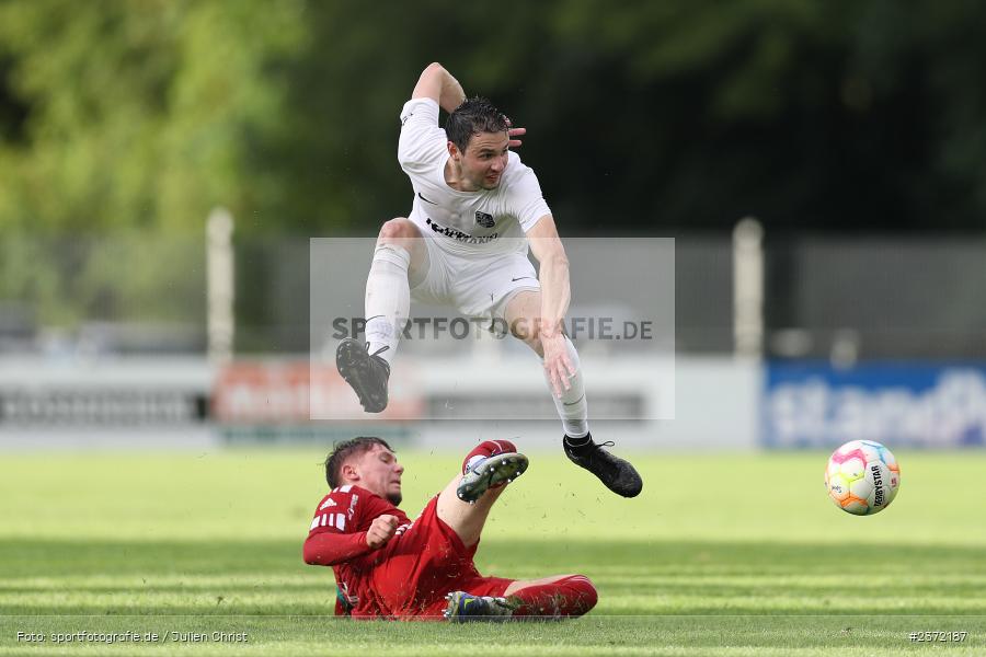 Cedric Fenske, Sportgelände, Karlburg, 02.08.2023, sport, action, BFV, Fussball, Saison 2023/2024, 1. Runde, Toto-Pokal, Landesliga Nordwest, Bayernliga Nord, FCC, TSV, FC Coburg, TSV Karlburg - Bild-ID: 2372187