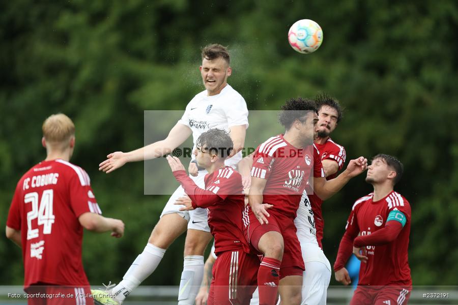Tevin Mc Cullough, Sportgelände, Karlburg, 02.08.2023, sport, action, BFV, Fussball, Saison 2023/2024, 1. Runde, Toto-Pokal, Landesliga Nordwest, Bayernliga Nord, FCC, TSV, FC Coburg, TSV Karlburg - Bild-ID: 2372191