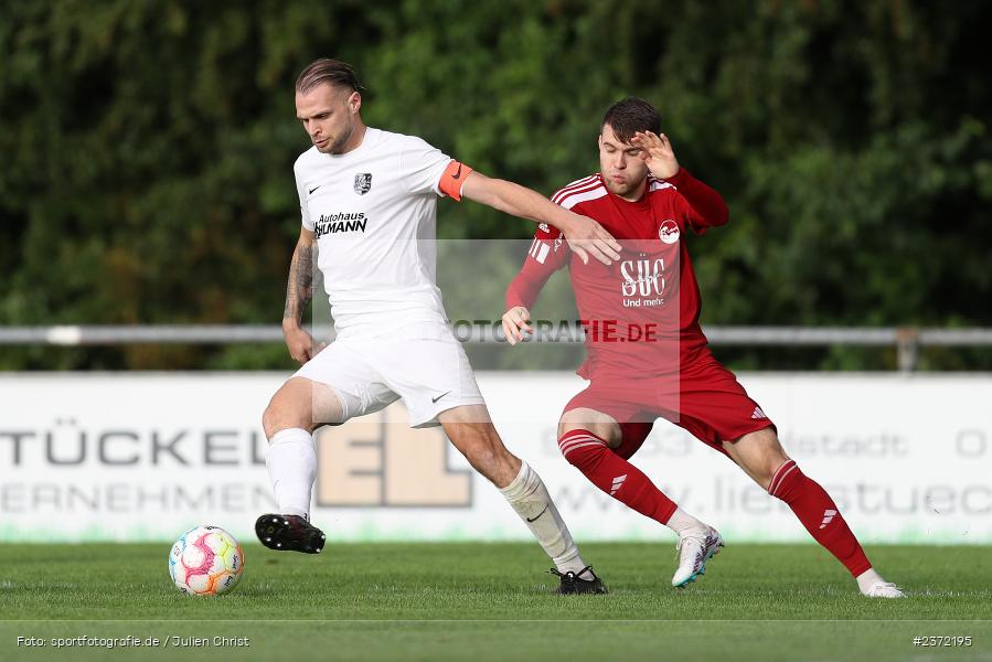 Marvin Schramm, Sportgelände, Karlburg, 02.08.2023, sport, action, BFV, Fussball, Saison 2023/2024, 1. Runde, Toto-Pokal, Landesliga Nordwest, Bayernliga Nord, FCC, TSV, FC Coburg, TSV Karlburg - Bild-ID: 2372195