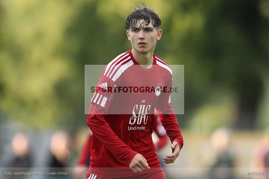 Maximilian Eckstein, Sportgelände, Karlburg, 02.08.2023, sport, action, BFV, Fussball, Saison 2023/2024, 1. Runde, Toto-Pokal, Landesliga Nordwest, Bayernliga Nord, FCC, TSV, FC Coburg, TSV Karlburg - Bild-ID: 2372203