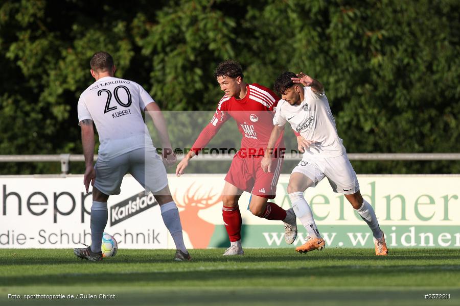 Lars Schilling, Sportgelände, Karlburg, 02.08.2023, sport, action, BFV, Fussball, Saison 2023/2024, 1. Runde, Toto-Pokal, Landesliga Nordwest, Bayernliga Nord, FCC, TSV, FC Coburg, TSV Karlburg - Bild-ID: 2372211