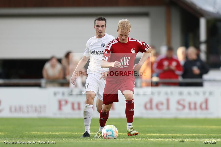 Maximilian Graß, Sportgelände, Karlburg, 02.08.2023, sport, action, BFV, Fussball, Saison 2023/2024, 1. Runde, Toto-Pokal, Landesliga Nordwest, Bayernliga Nord, FCC, TSV, FC Coburg, TSV Karlburg - Bild-ID: 2372223