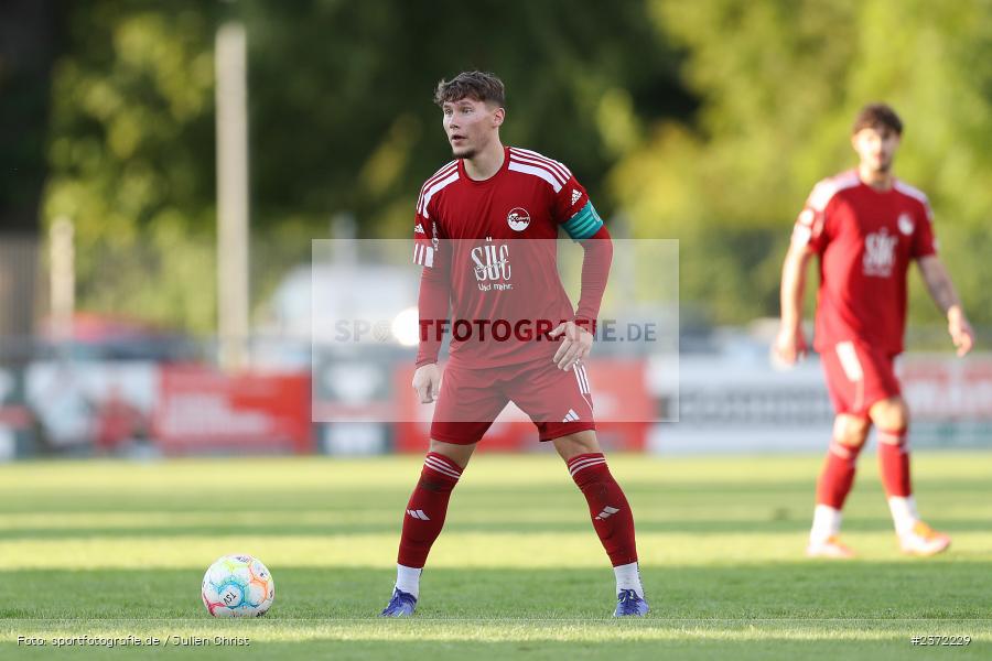 Davide Dilauro, Sportgelände, Karlburg, 02.08.2023, sport, action, BFV, Fussball, Saison 2023/2024, 1. Runde, Toto-Pokal, Landesliga Nordwest, Bayernliga Nord, FCC, TSV, FC Coburg, TSV Karlburg - Bild-ID: 2372229