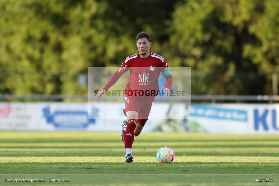 Davide Dilauro, Sportgelände, Karlburg, 02.08.2023, sport, action, BFV, Fussball, Saison 2023/2024, 1. Runde, Toto-Pokal, Landesliga Nordwest, Bayernliga Nord, FCC, TSV, FC Coburg, TSV Karlburg - Bild-ID: 2372233
