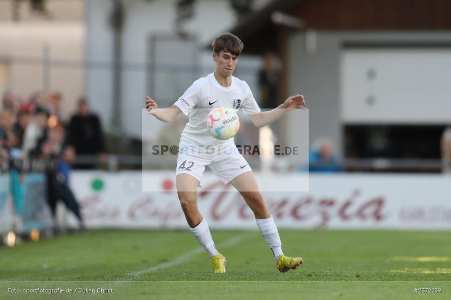 Cornelius Hock, Sportgelände, Karlburg, 02.08.2023, sport, action, BFV, Fussball, Saison 2023/2024, 1. Runde, Toto-Pokal, Landesliga Nordwest, Bayernliga Nord, FCC, TSV, FC Coburg, TSV Karlburg - Bild-ID: 2372239 Cornelius Hock, Sportgelände, Karlburg, 02.08.2023, sport, action, BFV, Fussball, Saison 2023/2024, 1. Runde, Toto-Pokal, Landesliga Nordwest, Bayernliga Nord, FCC, TSV, FC Coburg, TSV Karlburg - Bild-ID: 2372239