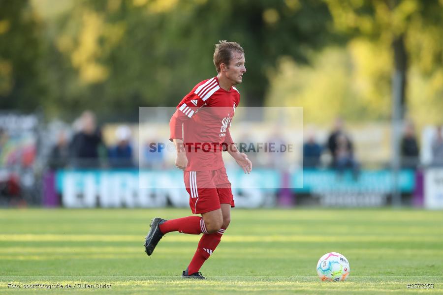 Tim Oikonomides, Sportgelände, Karlburg, 02.08.2023, sport, action, BFV, Fussball, Saison 2023/2024, 1. Runde, Toto-Pokal, Landesliga Nordwest, Bayernliga Nord, FCC, TSV, FC Coburg, TSV Karlburg - Bild-ID: 2372253
