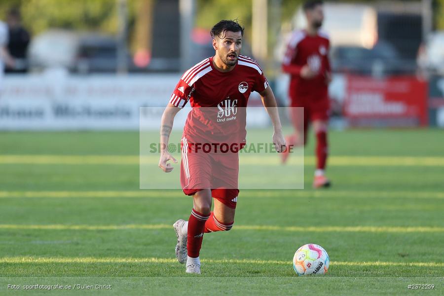 Aykut Civelek, Sportgelände, Karlburg, 02.08.2023, sport, action, BFV, Fussball, Saison 2023/2024, 1. Runde, Toto-Pokal, Landesliga Nordwest, Bayernliga Nord, FCC, TSV, FC Coburg, TSV Karlburg - Bild-ID: 2372259