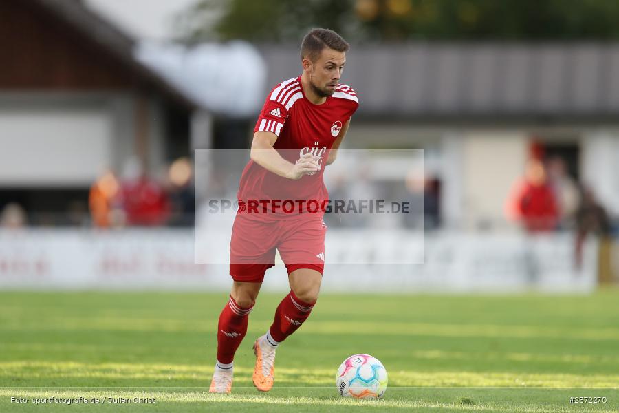 Fabian Carl, Sportgelände, Karlburg, 02.08.2023, sport, action, BFV, Fussball, Saison 2023/2024, 1. Runde, Toto-Pokal, Landesliga Nordwest, Bayernliga Nord, FCC, TSV, FC Coburg, TSV Karlburg - Bild-ID: 2372270