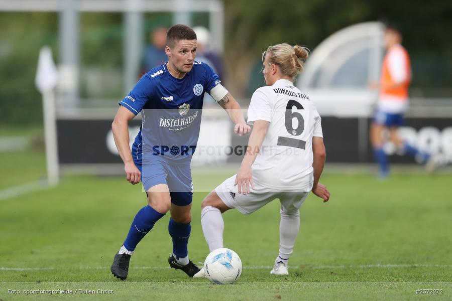 Dennie Michel, Sepp-Endres-Sportanlage, Würzburg, 04.08.2023, sport, action, BFV, Fussball, Saison 2023/2024, Bayernliga Nord, SVD, WFV, SV Donaustauf, Würzburger FV 04 - Bild-ID: 2372272