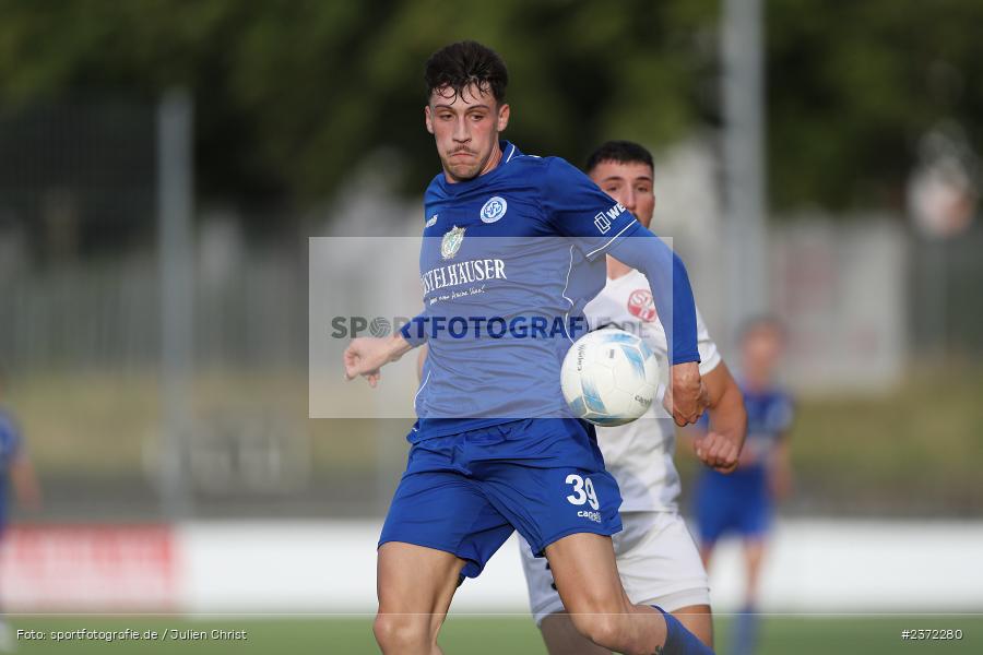Moritz Gündling, Sepp-Endres-Sportanlage, Würzburg, 04.08.2023, sport, action, BFV, Fussball, Saison 2023/2024, Bayernliga Nord, SVD, WFV, SV Donaustauf, Würzburger FV 04 - Bild-ID: 2372280