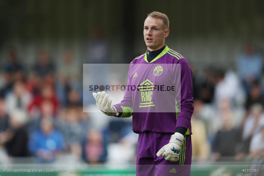 Adrian Serowiec, Sepp-Endres-Sportanlage, Würzburg, 04.08.2023, sport, action, BFV, Fussball, Saison 2023/2024, Bayernliga Nord, SVD, WFV, SV Donaustauf, Würzburger FV 04 - Bild-ID: 2372282