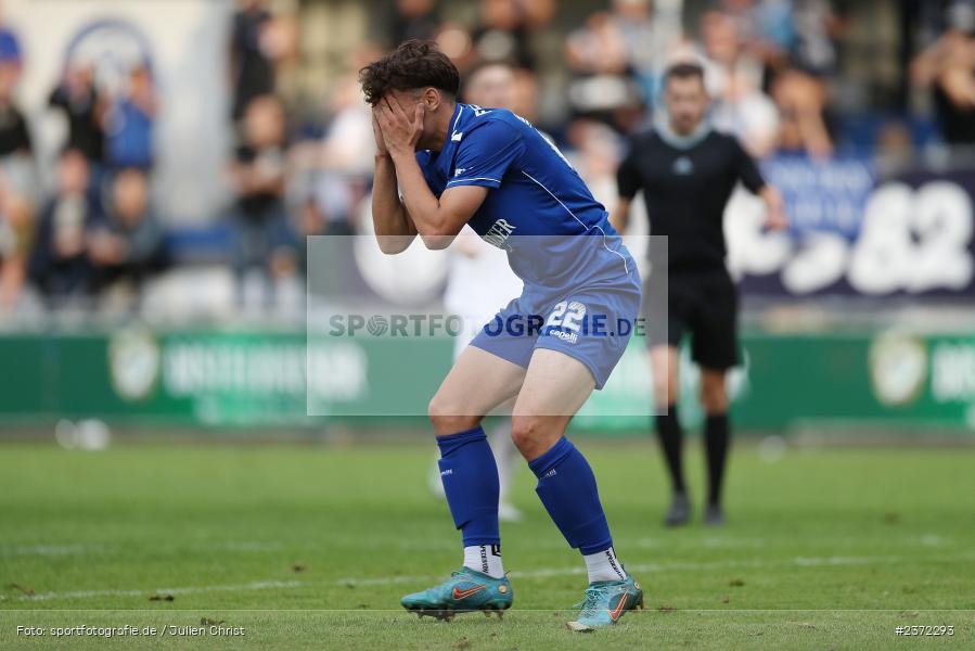 Fabio Hock, Sepp-Endres-Sportanlage, Würzburg, 04.08.2023, sport, action, BFV, Fussball, Saison 2023/2024, Bayernliga Nord, SVD, WFV, SV Donaustauf, Würzburger FV 04 - Bild-ID: 2372293