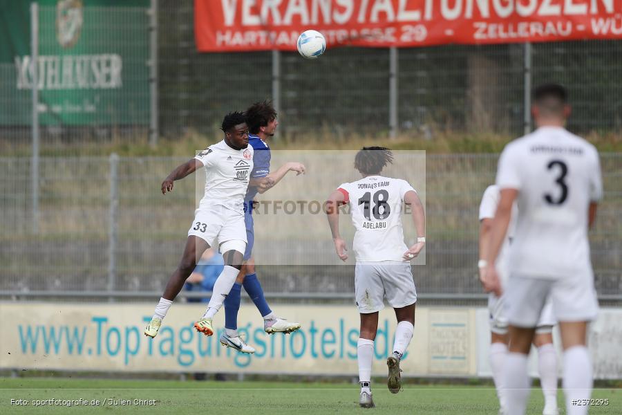 Joshua Kapenda, Sepp-Endres-Sportanlage, Würzburg, 04.08.2023, sport, action, BFV, Fussball, Saison 2023/2024, Bayernliga Nord, SVD, WFV, SV Donaustauf, Würzburger FV 04 - Bild-ID: 2372295