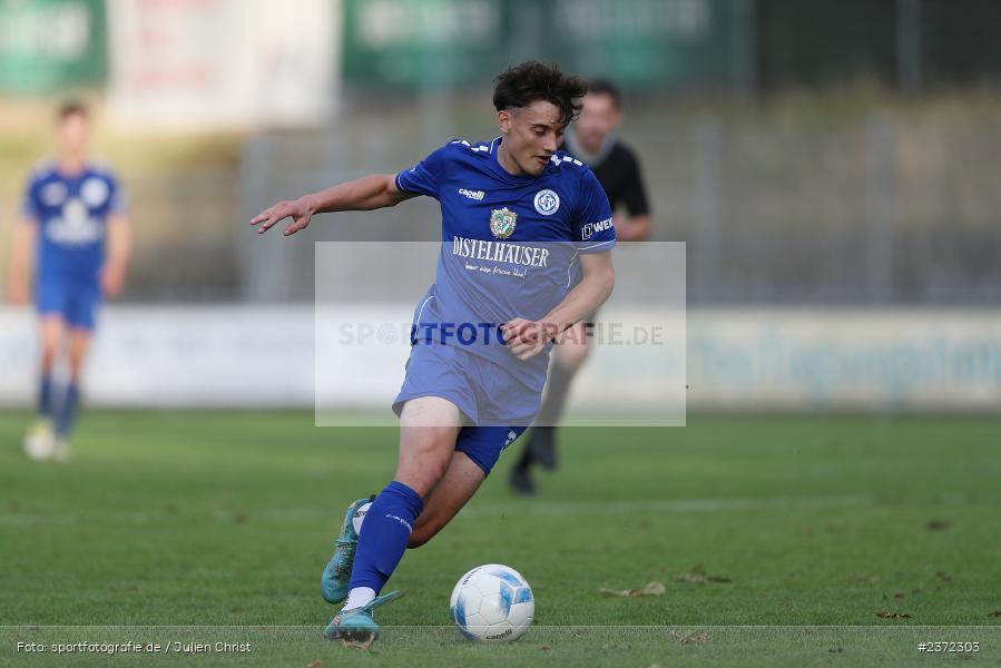Fabio Hock, Sepp-Endres-Sportanlage, Würzburg, 04.08.2023, sport, action, BFV, Fussball, Saison 2023/2024, Bayernliga Nord, SVD, WFV, SV Donaustauf, Würzburger FV 04 - Bild-ID: 2372303