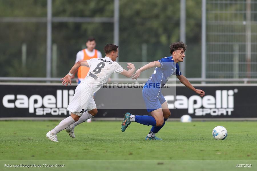 Fabio Hock, Sepp-Endres-Sportanlage, Würzburg, 04.08.2023, sport, action, BFV, Fussball, Saison 2023/2024, Bayernliga Nord, SVD, WFV, SV Donaustauf, Würzburger FV 04 - Bild-ID: 2372329