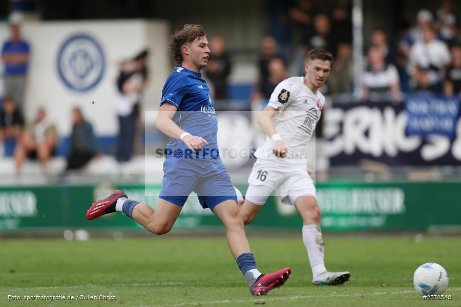 Julian Wild, Sepp-Endres-Sportanlage, Würzburg, 04.08.2023, sport, action, BFV, Fussball, Saison 2023/2024, Bayernliga Nord, SVD, WFV, SV Donaustauf, Würzburger FV 04 - Bild-ID: 2372340