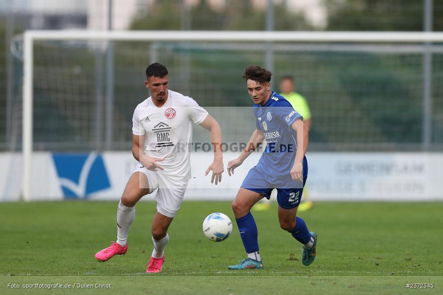 Fabio Hock, Sepp-Endres-Sportanlage, Würzburg, 04.08.2023, sport, action, BFV, Fussball, Saison 2023/2024, Bayernliga Nord, SVD, WFV, SV Donaustauf, Würzburger FV 04 - Bild-ID: 2372345