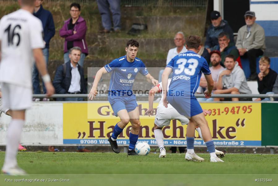 Jan Krettek, Sepp-Endres-Sportanlage, Würzburg, 04.08.2023, sport, action, BFV, Fussball, Saison 2023/2024, Bayernliga Nord, SVD, WFV, SV Donaustauf, Würzburger FV 04 - Bild-ID: 2372349