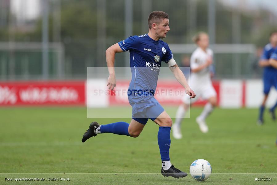 Dennie Michel, Sepp-Endres-Sportanlage, Würzburg, 04.08.2023, sport, action, BFV, Fussball, Saison 2023/2024, Bayernliga Nord, SVD, WFV, SV Donaustauf, Würzburger FV 04 - Bild-ID: 2372351
