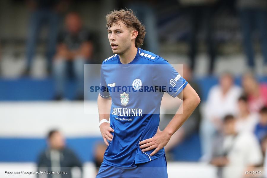 Julian Wild, Sepp-Endres-Sportanlage, Würzburg, 04.08.2023, sport, action, BFV, Fussball, Saison 2023/2024, Bayernliga Nord, SVD, WFV, SV Donaustauf, Würzburger FV 04 - Bild-ID: 2372354