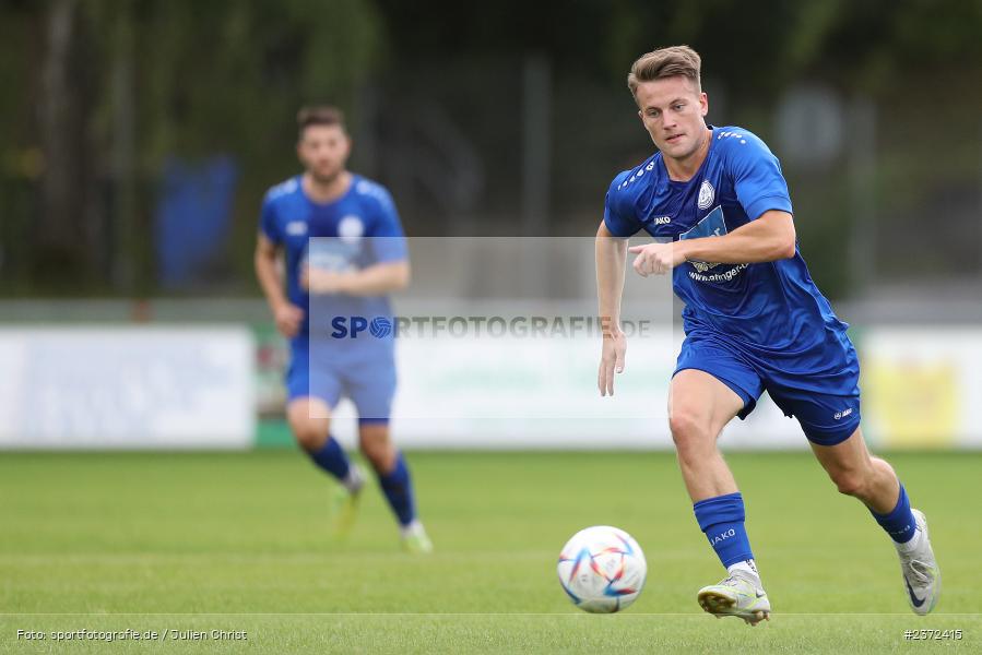 Lukas Behringer, Sportgelände, Rimpar, 04.08.2023, sport, action, BFV, Fussball, Saison 2023/2024, 4. Spieltag, Landesliga Nordwest, TSV, ASV, TSV Gochsheim, ASV Rimpar - Bild-ID: 2372415 Lukas Behringer, Sportgelände, Rimpar, 04.08.2023, sport, action, BFV, Fussball, Saison 2023/2024, 4. Spieltag, Landesliga Nordwest, TSV, ASV, TSV Gochsheim, ASV Rimpar - Bild-ID: 2372415