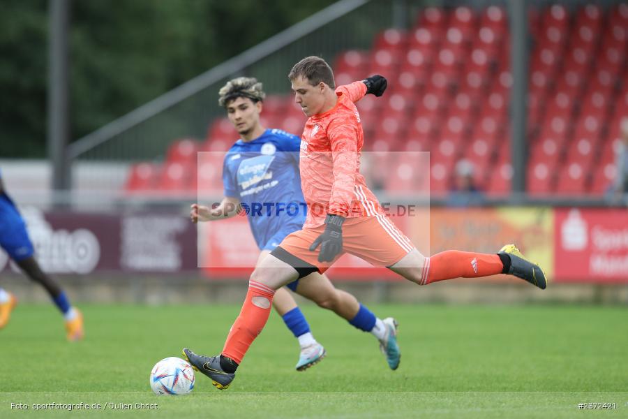 Timo Konrad, Sportgelände, Rimpar, 04.08.2023, sport, action, BFV, Fussball, Saison 2023/2024, 4. Spieltag, Landesliga Nordwest, TSV, ASV, TSV Gochsheim, ASV Rimpar - Bild-ID: 2372421 Timo Konrad, Sportgelände, Rimpar, 04.08.2023, sport, action, BFV, Fussball, Saison 2023/2024, 4. Spieltag, Landesliga Nordwest, TSV, ASV, TSV Gochsheim, ASV Rimpar - Bild-ID: 2372421