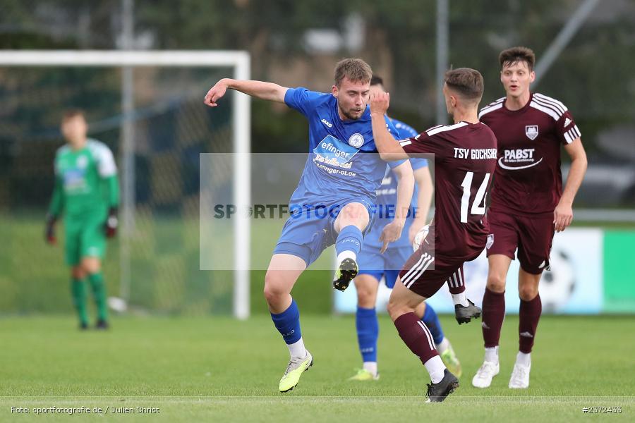 Luca Fischer, Sportgelände, Rimpar, 04.08.2023, sport, action, BFV, Fussball, Saison 2023/2024, 4. Spieltag, Landesliga Nordwest, TSV, ASV, TSV Gochsheim, ASV Rimpar - Bild-ID: 2372433 Luca Fischer, Sportgelände, Rimpar, 04.08.2023, sport, action, BFV, Fussball, Saison 2023/2024, 4. Spieltag, Landesliga Nordwest, TSV, ASV, TSV Gochsheim, ASV Rimpar - Bild-ID: 2372433