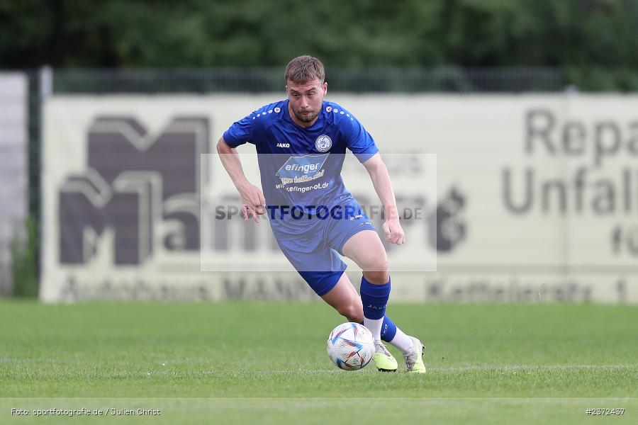 Luca Fischer, Sportgelände, Rimpar, 04.08.2023, sport, action, BFV, Fussball, Saison 2023/2024, 4. Spieltag, Landesliga Nordwest, TSV, ASV, TSV Gochsheim, ASV Rimpar - Bild-ID: 2372437 Luca Fischer, Sportgelände, Rimpar, 04.08.2023, sport, action, BFV, Fussball, Saison 2023/2024, 4. Spieltag, Landesliga Nordwest, TSV, ASV, TSV Gochsheim, ASV Rimpar - Bild-ID: 2372437