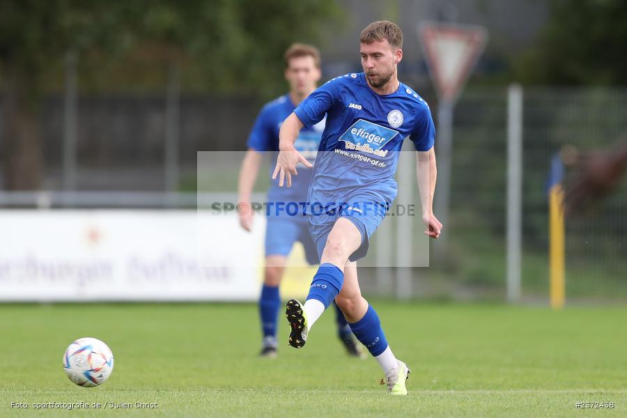 Luca Fischer, Sportgelände, Rimpar, 04.08.2023, sport, action, BFV, Fussball, Saison 2023/2024, 4. Spieltag, Landesliga Nordwest, TSV, ASV, TSV Gochsheim, ASV Rimpar - Bild-ID: 2372438 Luca Fischer, Sportgelände, Rimpar, 04.08.2023, sport, action, BFV, Fussball, Saison 2023/2024, 4. Spieltag, Landesliga Nordwest, TSV, ASV, TSV Gochsheim, ASV Rimpar - Bild-ID: 2372438
