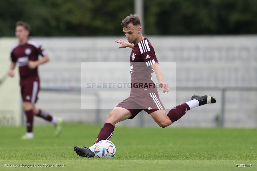 Nico Reulein, Sportgelände, Rimpar, 04.08.2023, sport, action, BFV, Fussball, Saison 2023/2024, 4. Spieltag, Landesliga Nordwest, TSV, ASV, TSV Gochsheim, ASV Rimpar - Bild-ID: 2372449 Nico Reulein, Sportgelände, Rimpar, 04.08.2023, sport, action, BFV, Fussball, Saison 2023/2024, 4. Spieltag, Landesliga Nordwest, TSV, ASV, TSV Gochsheim, ASV Rimpar - Bild-ID: 2372449
