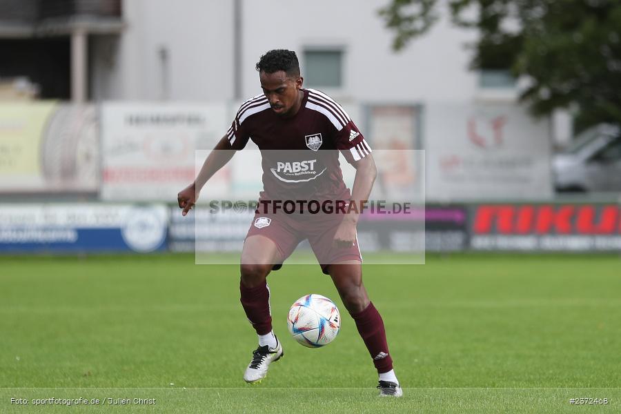 Fnan Tewelde, Sportgelände, Rimpar, 04.08.2023, sport, action, BFV, Fussball, Saison 2023/2024, 4. Spieltag, Landesliga Nordwest, TSV, ASV, TSV Gochsheim, ASV Rimpar - Bild-ID: 2372468
