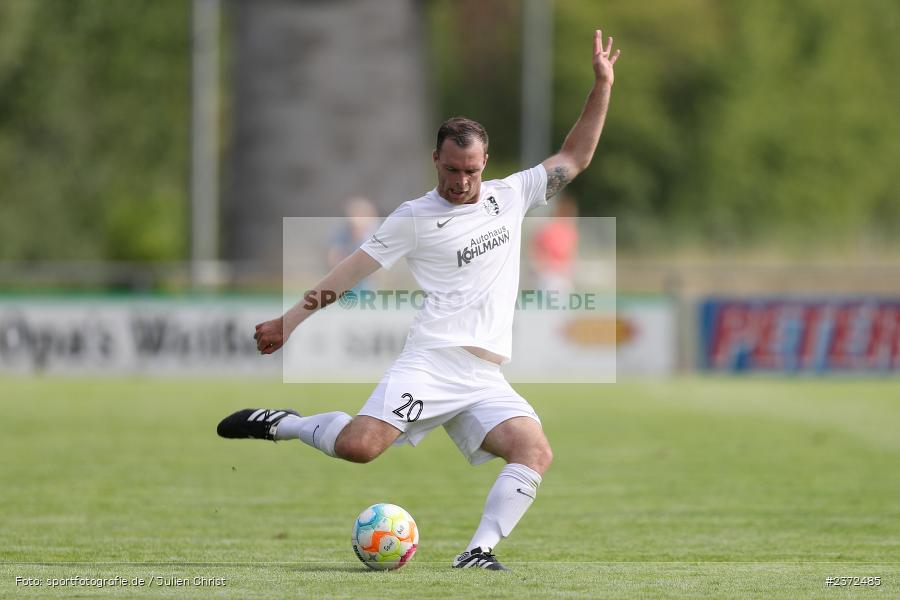Maurice Kübert, Sportgelände, Karlburg, 05.08.2023, sport, action, BFV, Fussball, Saison 2023/2024, 4. Spieltag, Landesliga Nordwest, TSV; DJK, DJK Don Bosco Bamberg, TSV Karlburg - Bild-ID: 2372485