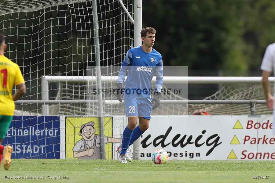 Linus Eiselein, Sportgelände, Karlburg, 05.08.2023, sport, action, BFV, Fussball, Saison 2023/2024, 4. Spieltag, Landesliga Nordwest, TSV; DJK, DJK Don Bosco Bamberg, TSV Karlburg - Bild-ID: 2372487