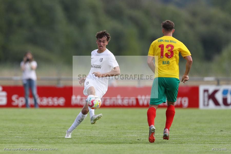 Nico Kuß, Sportgelände, Karlburg, 05.08.2023, sport, action, BFV, Fussball, Saison 2023/2024, 4. Spieltag, Landesliga Nordwest, TSV; DJK, DJK Don Bosco Bamberg, TSV Karlburg - Bild-ID: 2372488