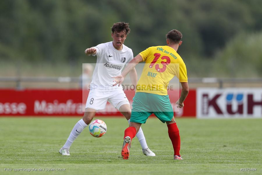 Nico Kuß, Sportgelände, Karlburg, 05.08.2023, sport, action, BFV, Fussball, Saison 2023/2024, 4. Spieltag, Landesliga Nordwest, TSV; DJK, DJK Don Bosco Bamberg, TSV Karlburg - Bild-ID: 2372489