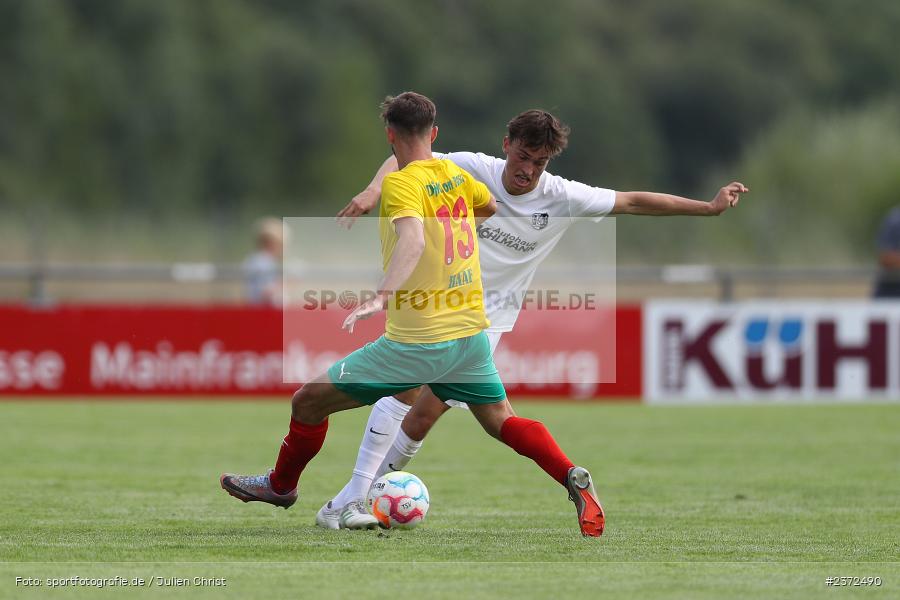Nico Kuß, Sportgelände, Karlburg, 05.08.2023, sport, action, BFV, Fussball, Saison 2023/2024, 4. Spieltag, Landesliga Nordwest, TSV; DJK, DJK Don Bosco Bamberg, TSV Karlburg - Bild-ID: 2372490