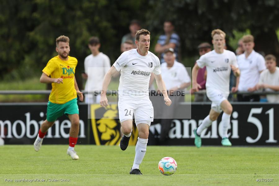 Sebastian Fries, Sportgelände, Karlburg, 05.08.2023, sport, action, BFV, Fussball, Saison 2023/2024, 4. Spieltag, Landesliga Nordwest, TSV; DJK, DJK Don Bosco Bamberg, TSV Karlburg - Bild-ID: 2372507
