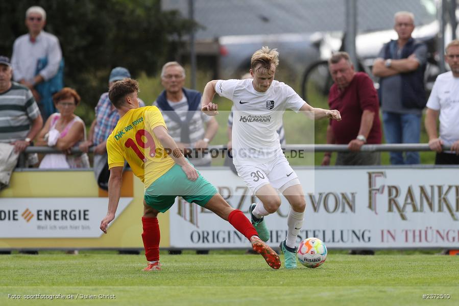 Marco Kunzmann, Sportgelände, Karlburg, 05.08.2023, sport, action, BFV, Fussball, Saison 2023/2024, 4. Spieltag, Landesliga Nordwest, TSV; DJK, DJK Don Bosco Bamberg, TSV Karlburg - Bild-ID: 2372510